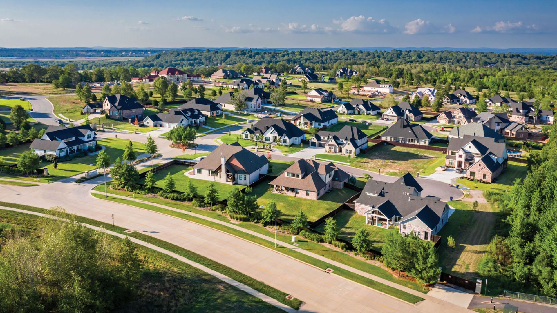 residential neighborhood in Chaffee Crossing