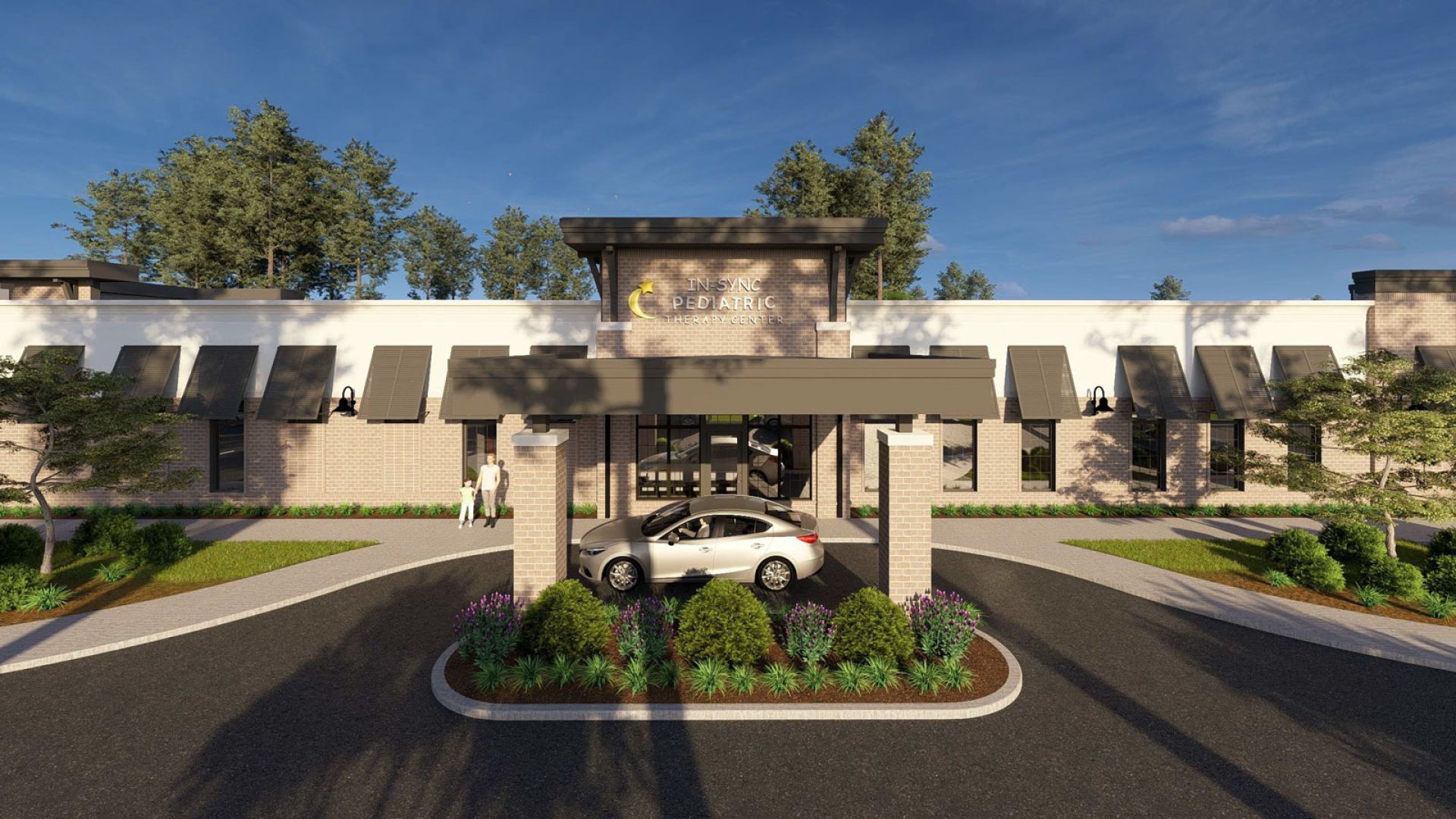 Rendering of planned In-Sync Pediatric Therapy Center