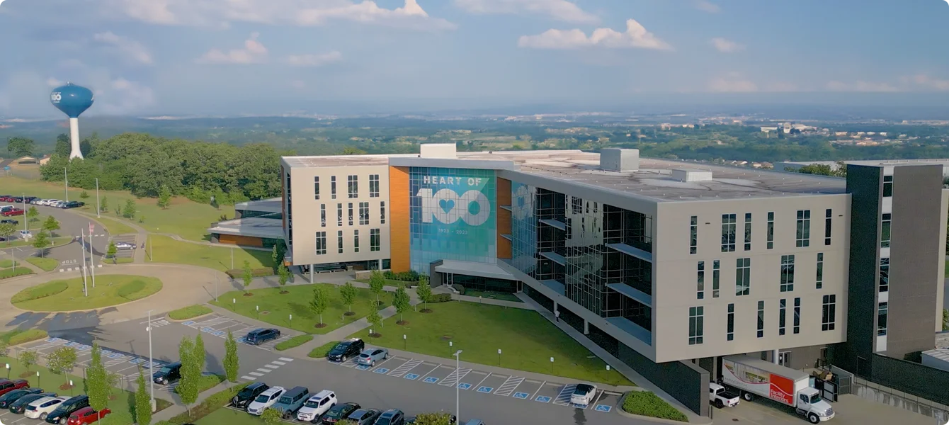 Large modern building with 